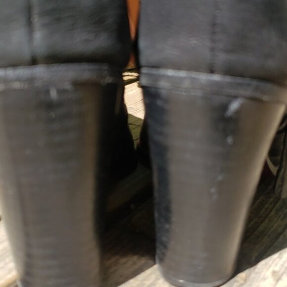 Vince Camuto Ferrah Leather Bootie Black - Picture 8 of 11